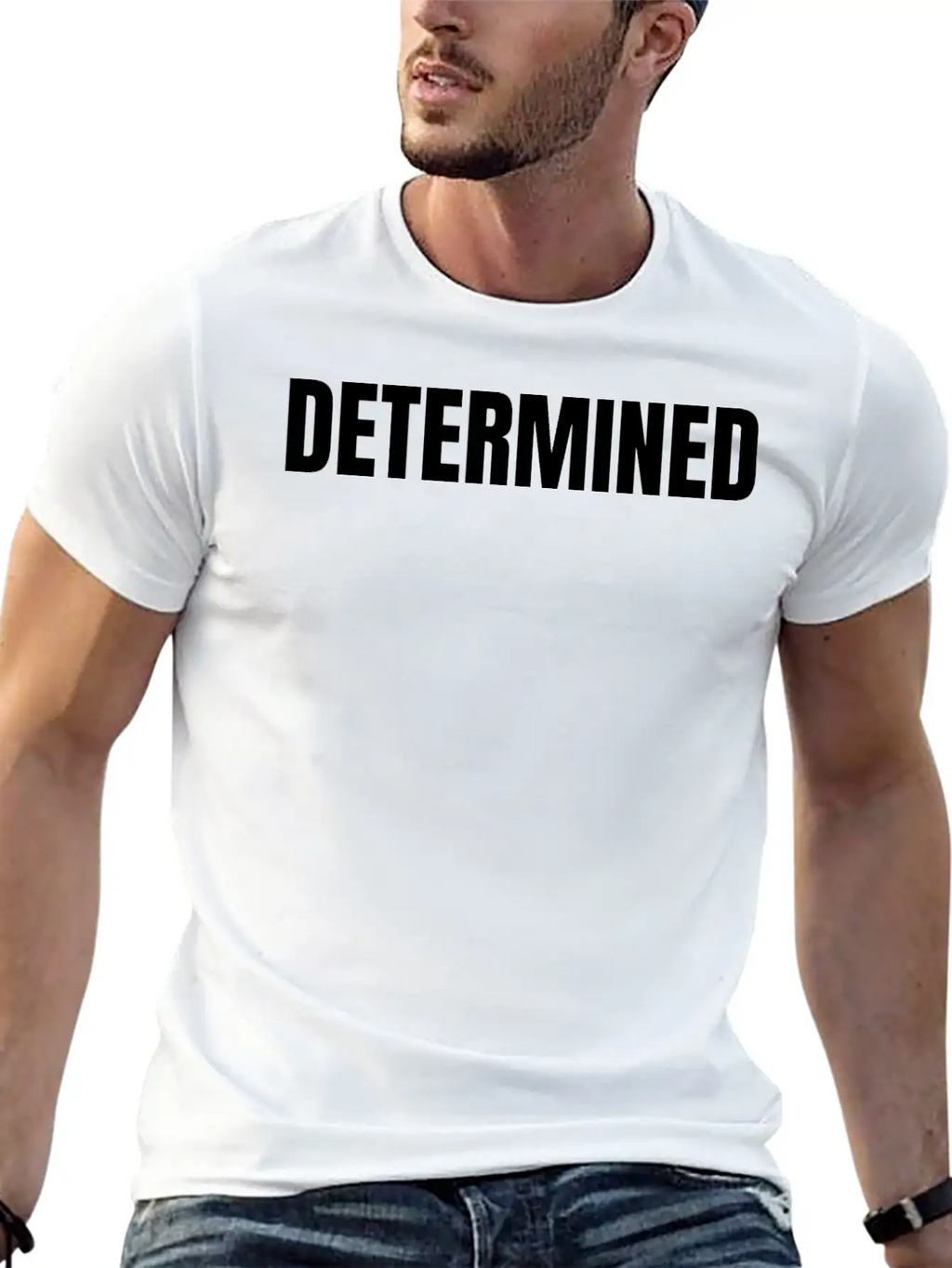 Determined Classic Cotton Tee – Unisex Comfort For Any Season
