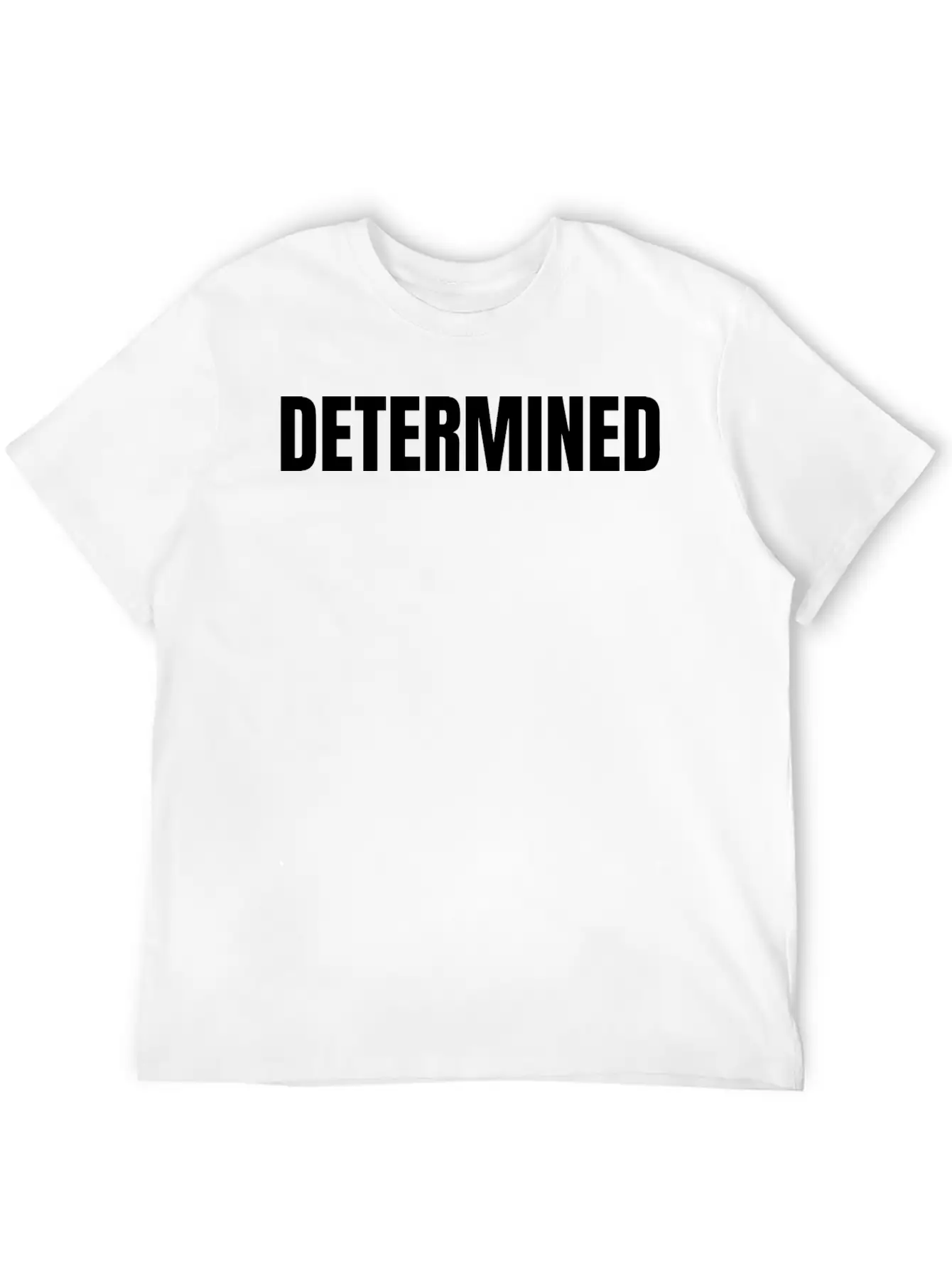 Determined Classic Cotton Tee – Unisex Comfort For Any Season