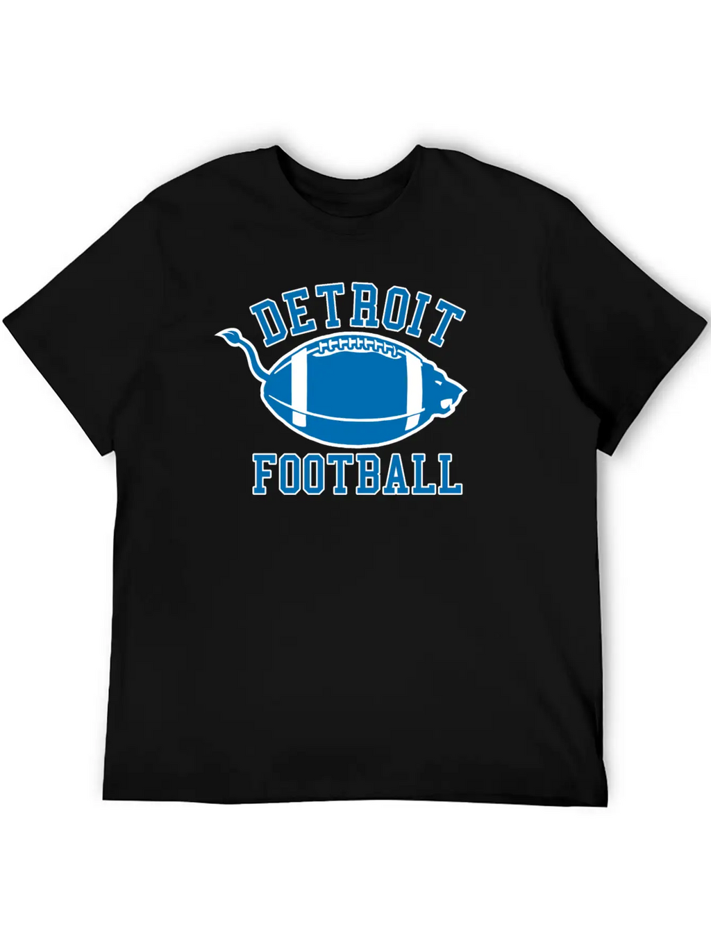 Detroit Football Classic Fun Breathable Graphic T-Shirt – Perfect For Casual Days