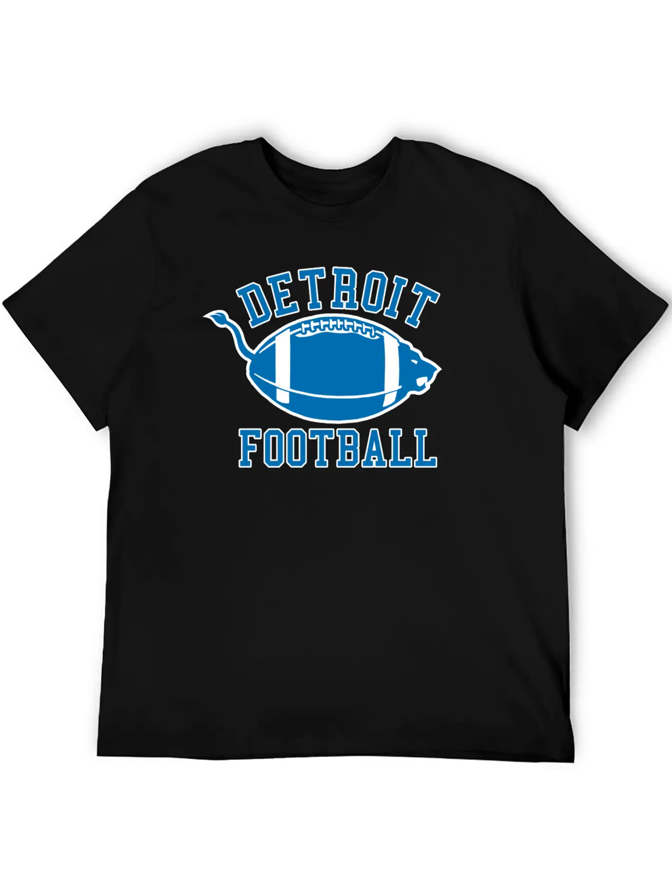 Detroit Football Classic Fun Breathable Graphic T-Shirt – Perfect For Casual Days