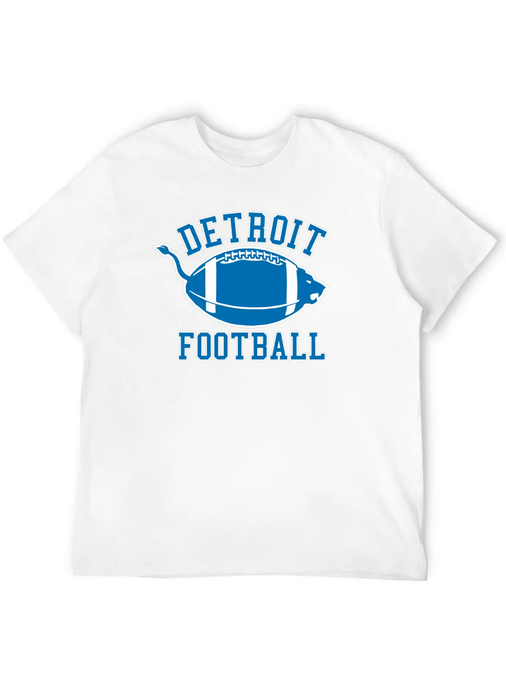 Detroit Football Classic Fun Breathable Graphic T-Shirt – Perfect For Casual Days