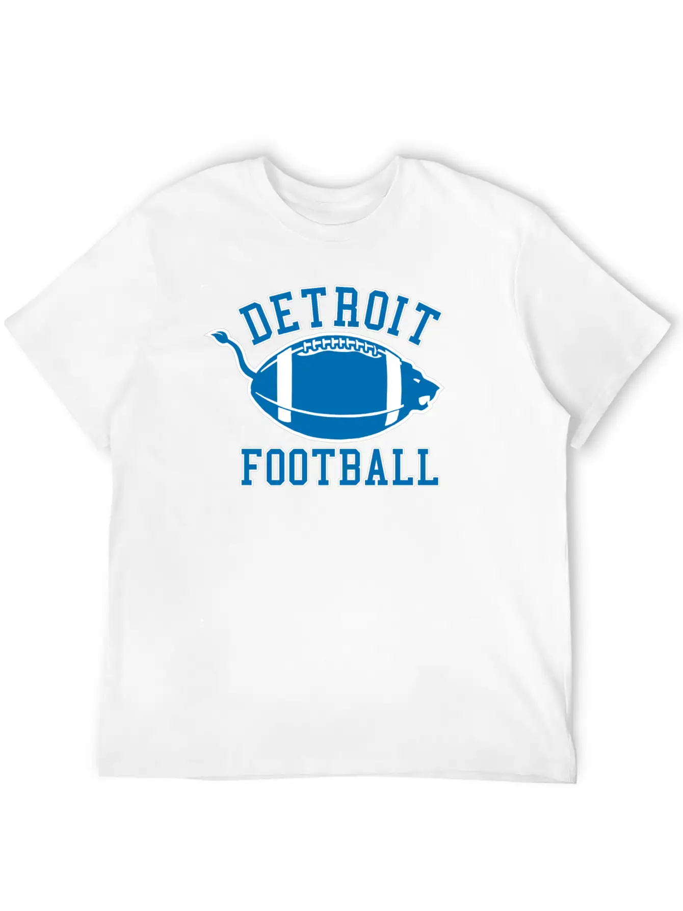 Detroit Football Classic Fun Breathable Graphic T-Shirt – Perfect For Casual Days