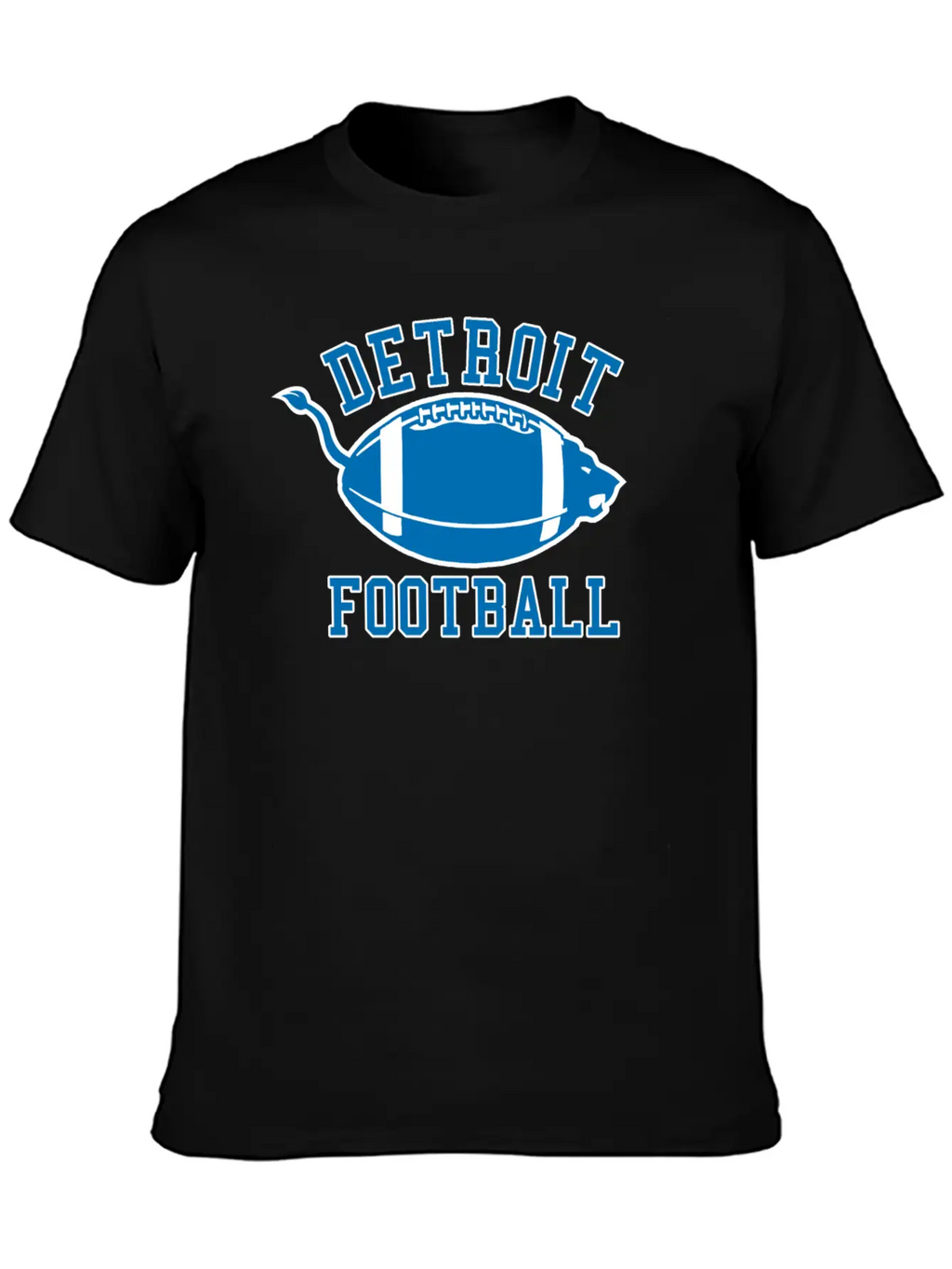 Detroit Football Classic Fun Breathable Graphic T-Shirt – Perfect For Casual Days