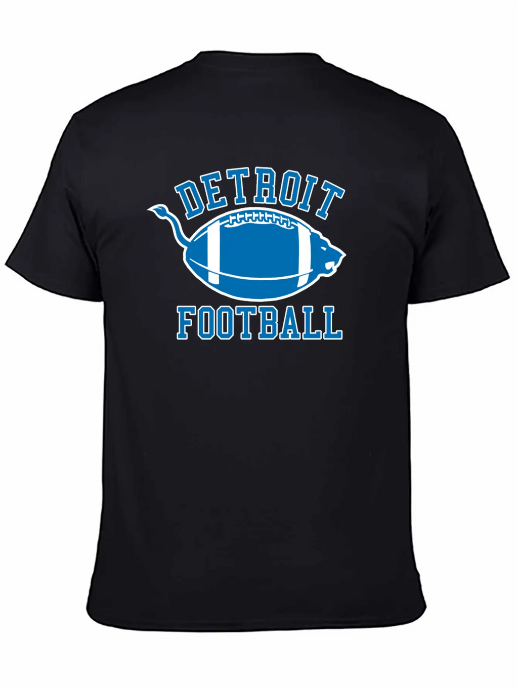 Detroit Football Classic Fun Breathable Graphic T-Shirt – Perfect For Casual Days