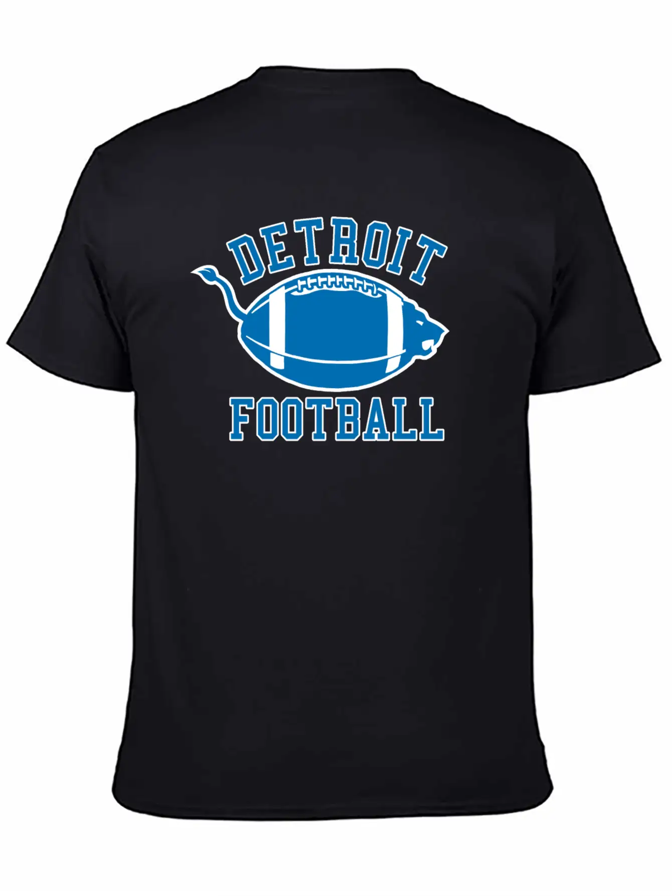 Detroit Football Classic Fun Breathable Graphic T-Shirt – Perfect For Casual Days
