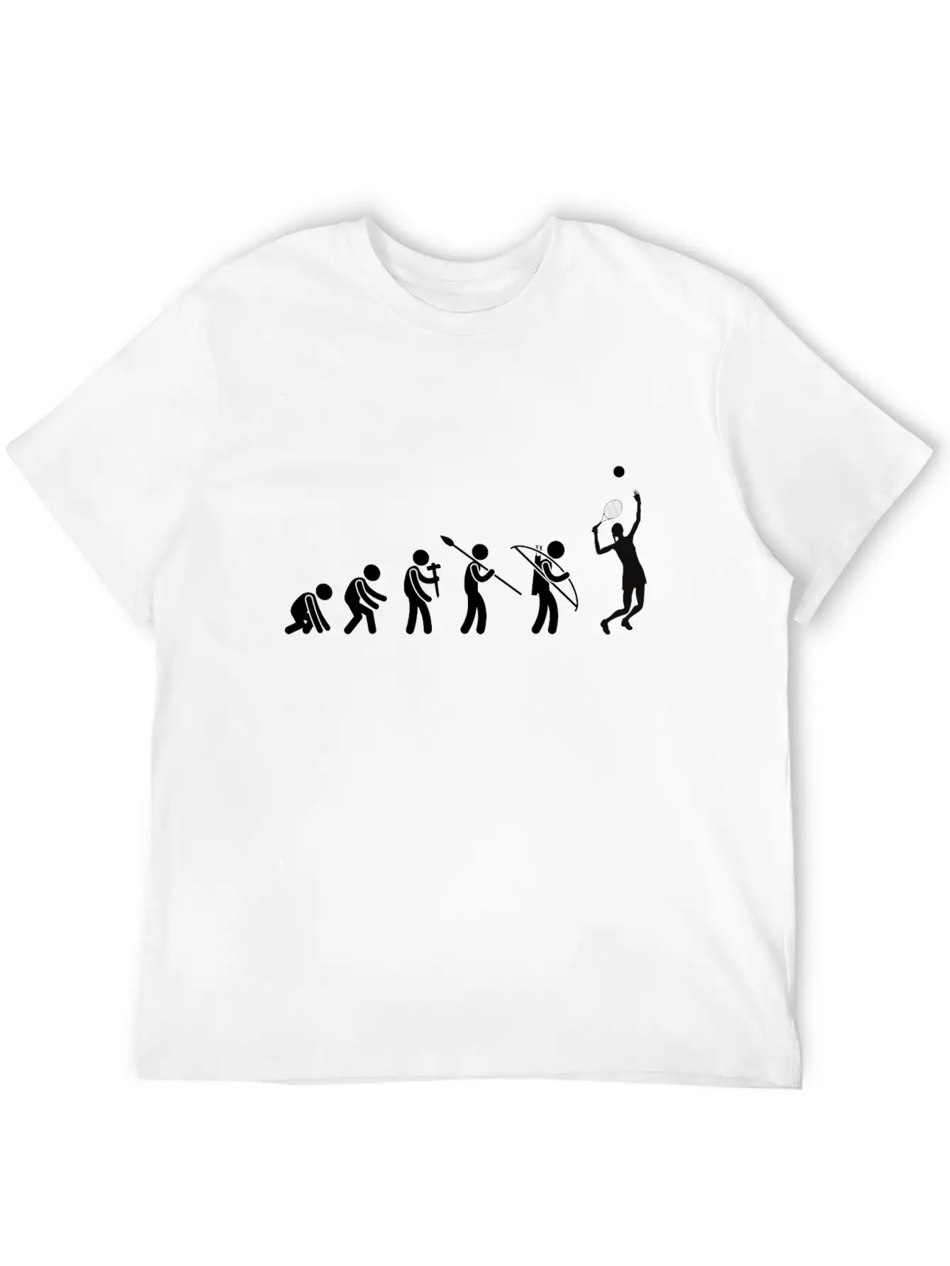 Development Of Tennis Player Match Serve Sports Classic Cotton Tee – Unisex Comfort For Any Season