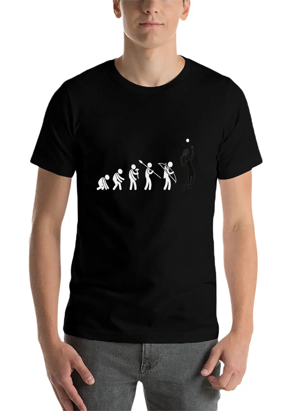 Development Of Tennis Player Match Serve Sports Classic Cotton Tee – Unisex Comfort For Any Season