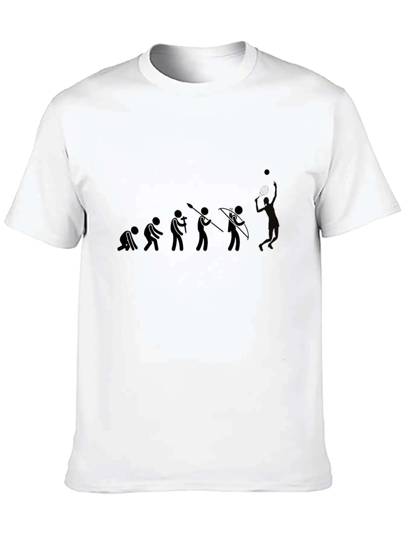 Development Of Tennis Player Match Serve Sports Classic Cotton Tee – Unisex Comfort For Any Season