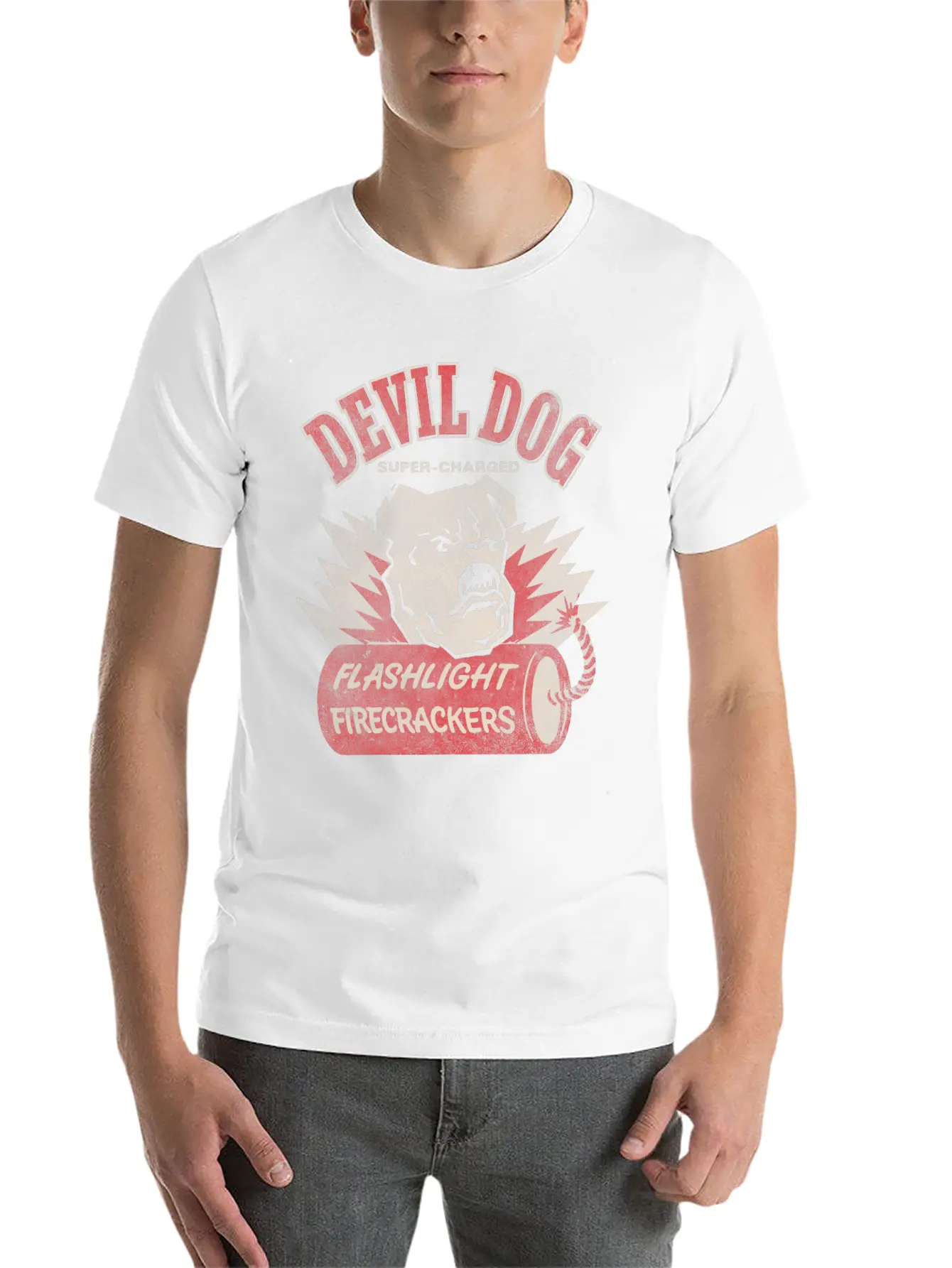 Devil Dog Firecrackers Classic Cotton Tee – Unisex Comfort For Any Season