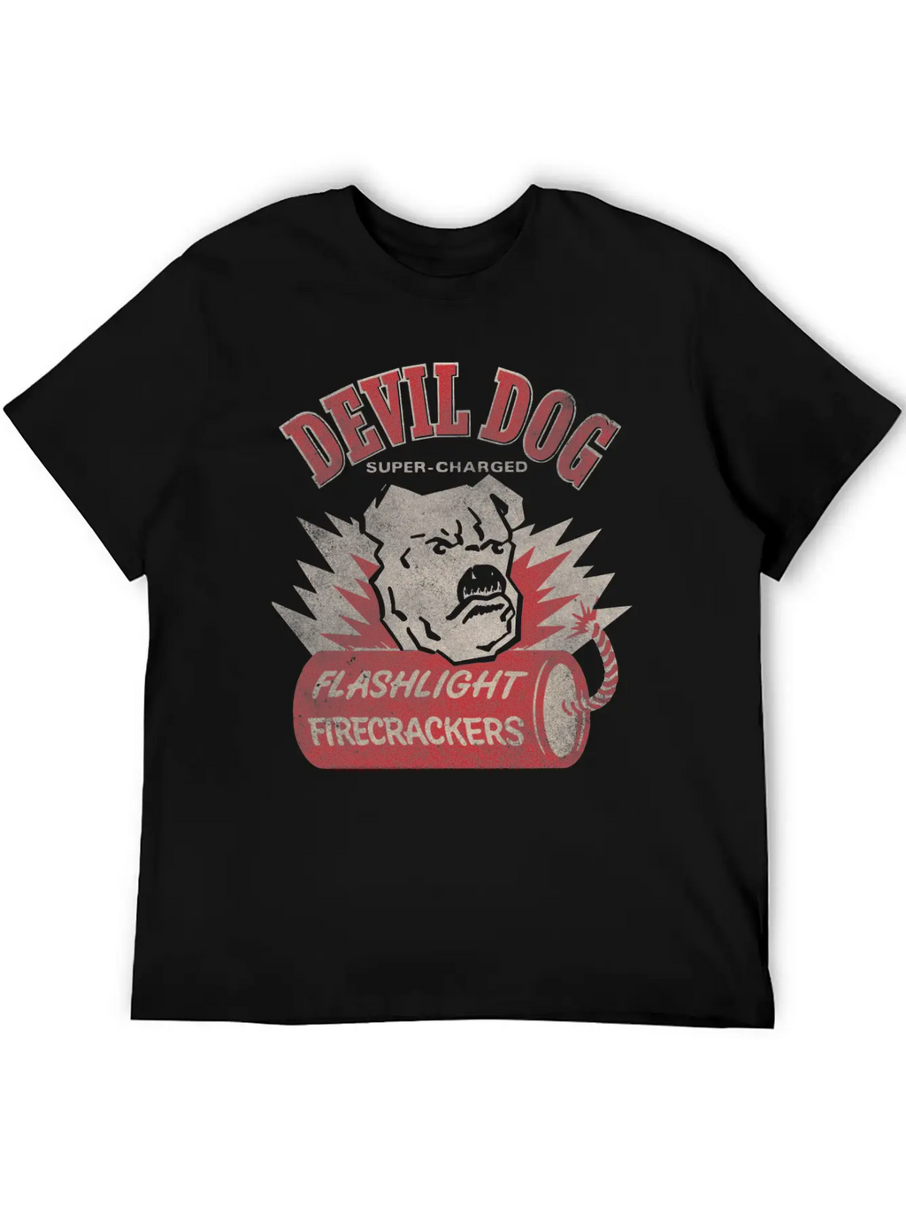 Devil Dog Firecrackers Classic Cotton Tee – Unisex Comfort For Any Season