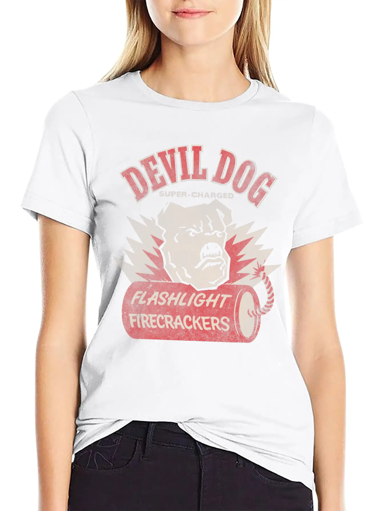 Devil Dog Firecrackers Classic Cotton Tee – Unisex Comfort For Any Season