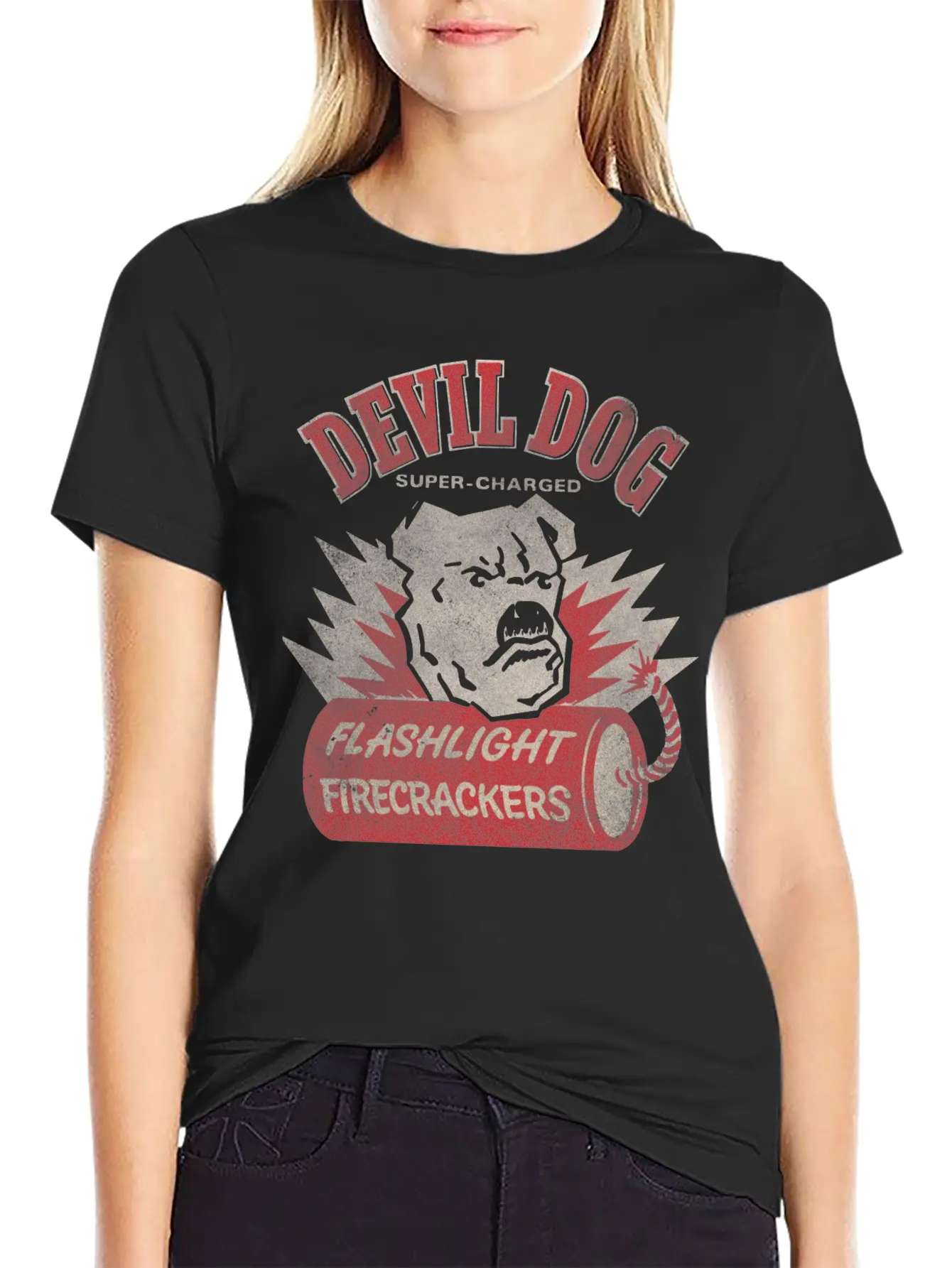 Devil Dog Firecrackers Classic Cotton Tee – Unisex Comfort For Any Season