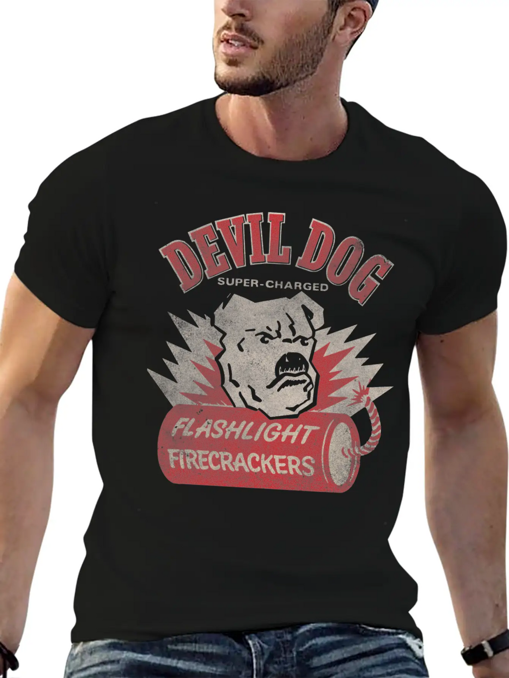Devil Dog Firecrackers Classic Cotton Tee – Unisex Comfort For Any Season
