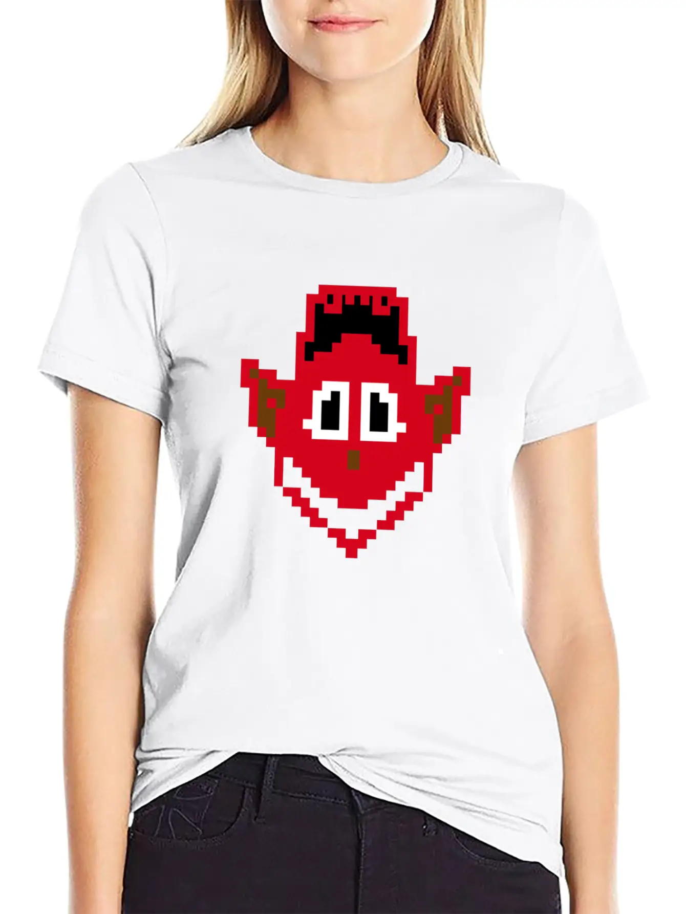Devil Head Smile Essential Cotton Tee For Daily Outfits – Unisex Style