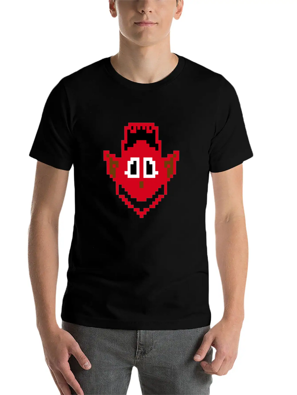 Devil Head Smile Essential Cotton Tee For Daily Outfits – Unisex Style