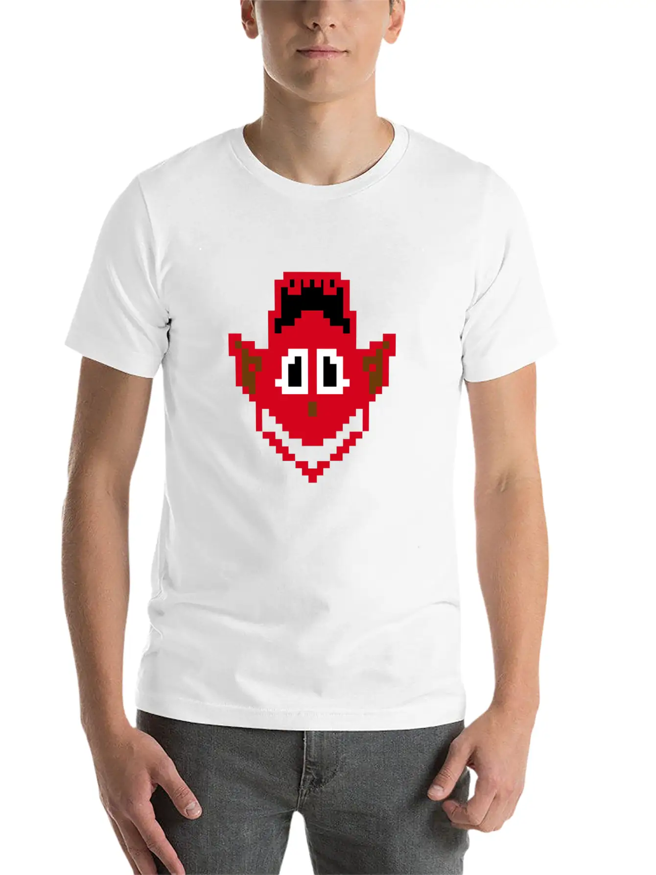 Devil Head Smile Essential Cotton Tee For Daily Outfits – Unisex Style