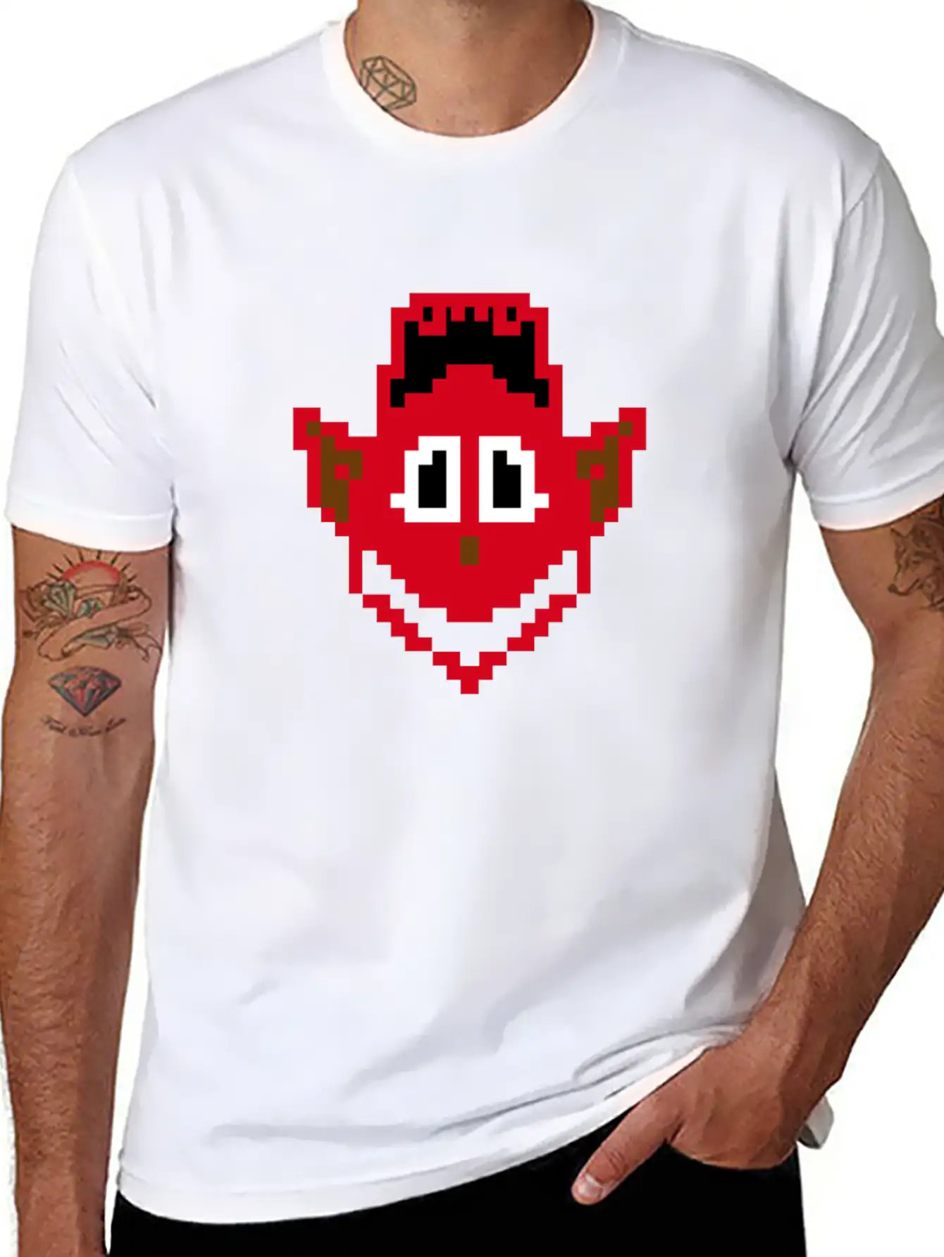 Devil Head Smile Essential Cotton Tee For Daily Outfits – Unisex Style