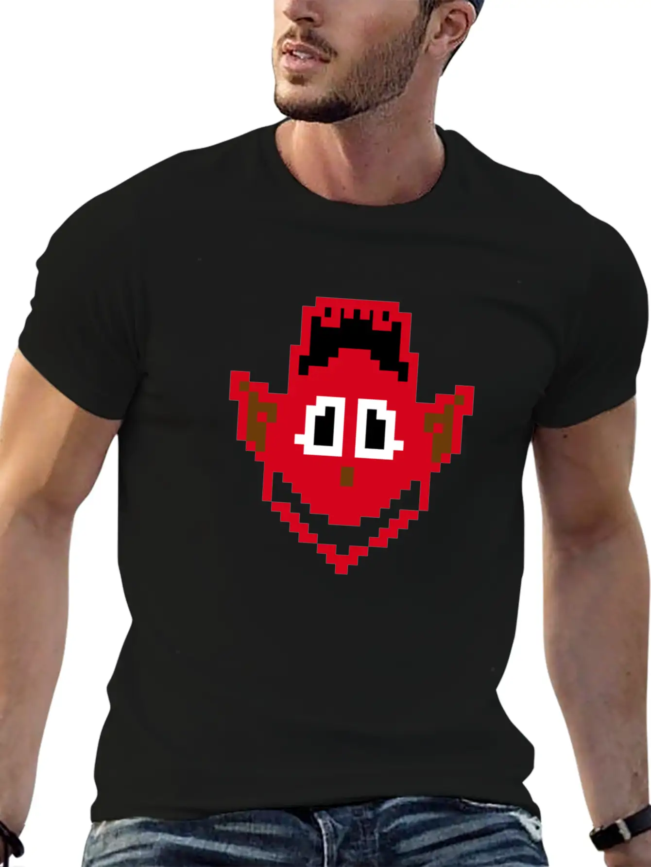 Devil Head Smile Essential Cotton Tee For Daily Outfits – Unisex Style