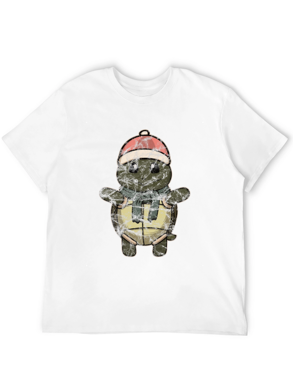 Winter Turtle Graphic T-Shirt
