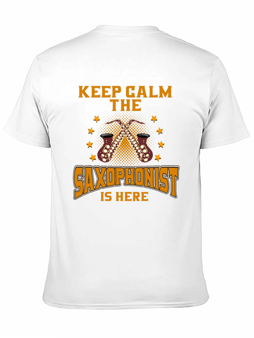 Keep Calm Saxophonist T-Shirt - Black