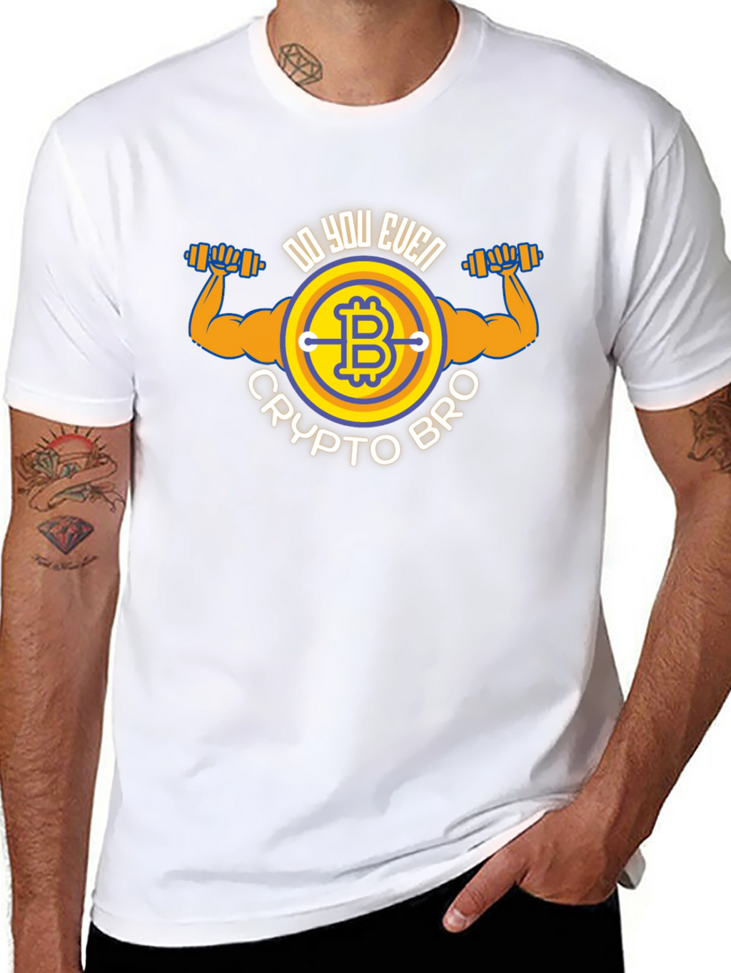 Crypto Bro Bitcoin Graphic T-Shirt