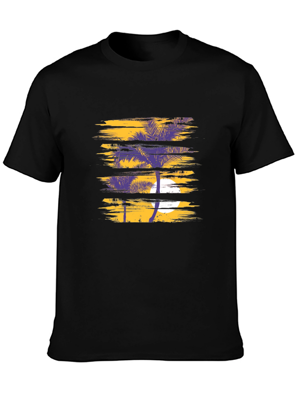 Tropical Sunset T-Shirt - Palm Tree Graphic Tee