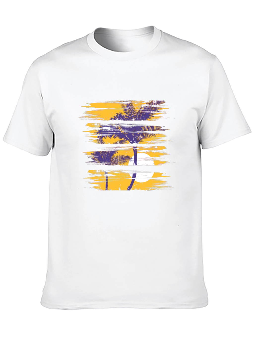 Tropical Sunset T-Shirt - Palm Tree Graphic Tee