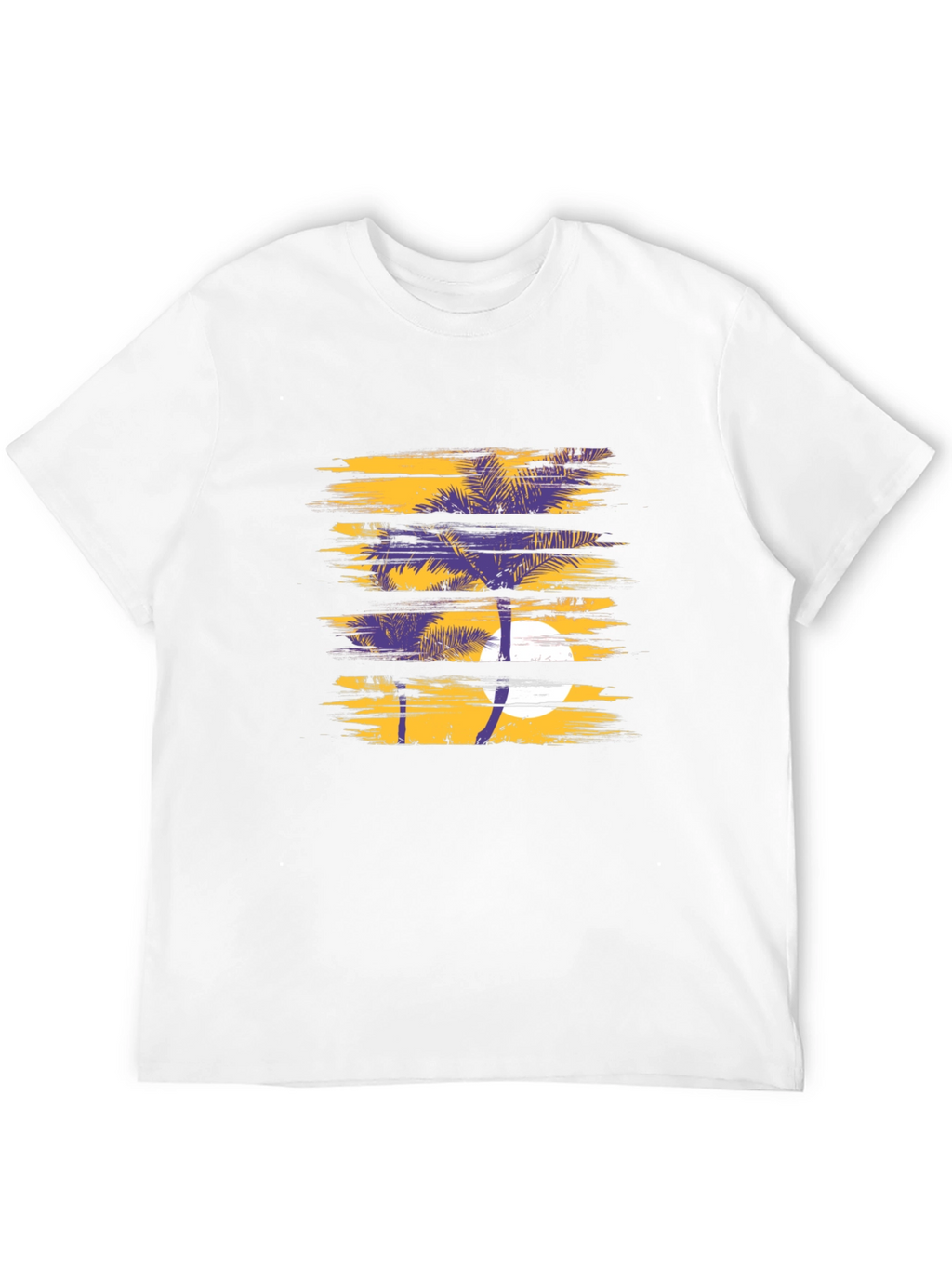 Tropical Sunset T-Shirt - Palm Tree Graphic Tee