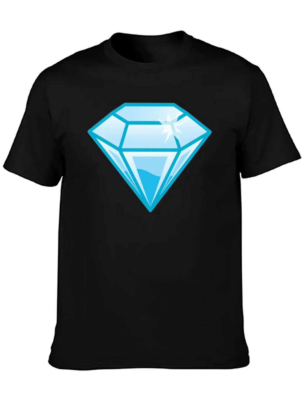 Diamond Breathable Soft Cotton T-Shirt – Timeless Casual Look