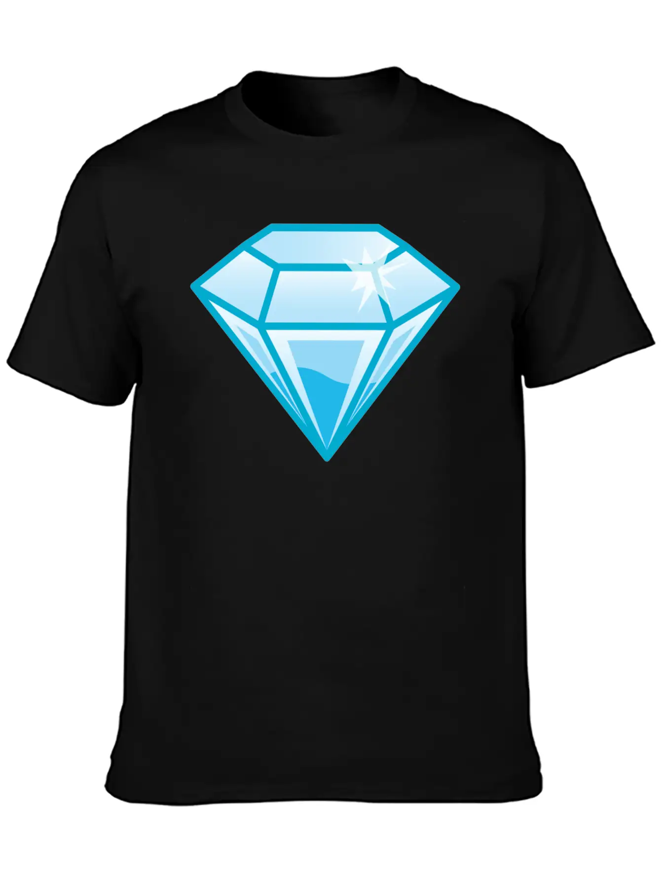 Diamond Breathable Soft Cotton T-Shirt – Timeless Casual Look
