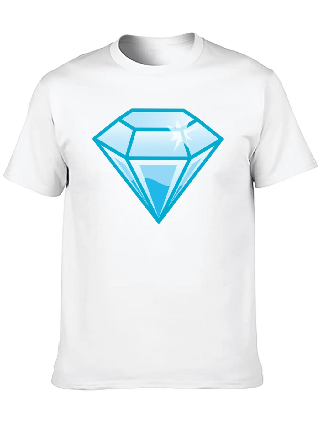 Diamond Breathable Soft Cotton T-Shirt – Timeless Casual Look