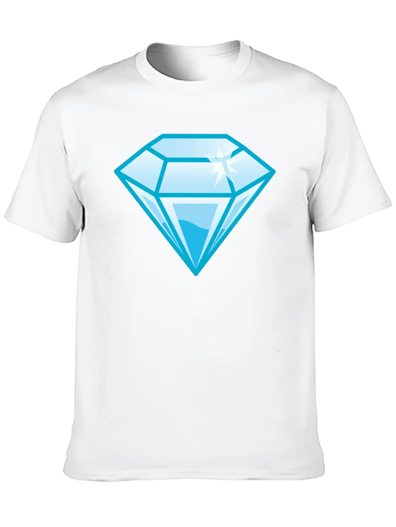Diamond Breathable Soft Cotton T-Shirt – Timeless Casual Look