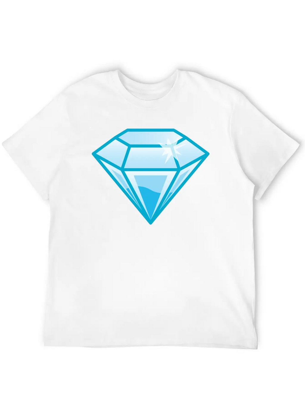 Diamond Breathable Soft Cotton T-Shirt – Timeless Casual Look