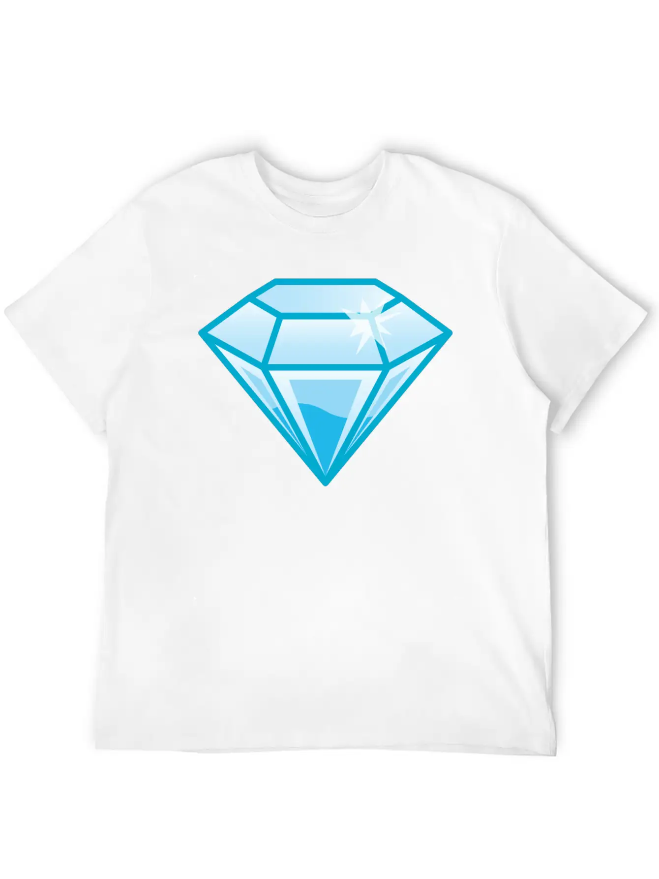 Diamond Breathable Soft Cotton T-Shirt – Timeless Casual Look