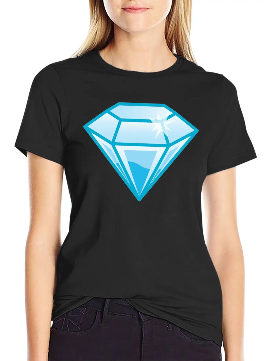 Diamond Breathable Soft Cotton T-Shirt – Timeless Casual Look
