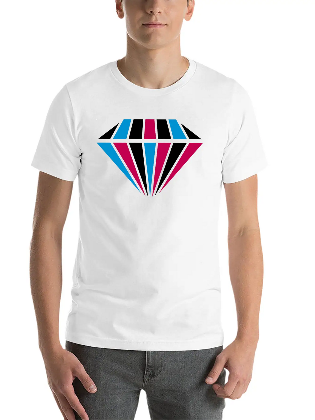 Diamond Colorful Hipster Cool Empire Jewelry Beaut Classic Cotton Tee – Unisex Comfort For Any Season