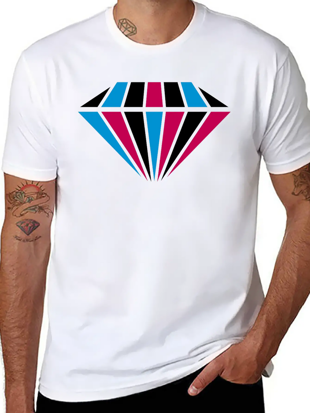 Diamond Colorful Hipster Cool Empire Jewelry Beaut Classic Cotton Tee – Unisex Comfort For Any Season