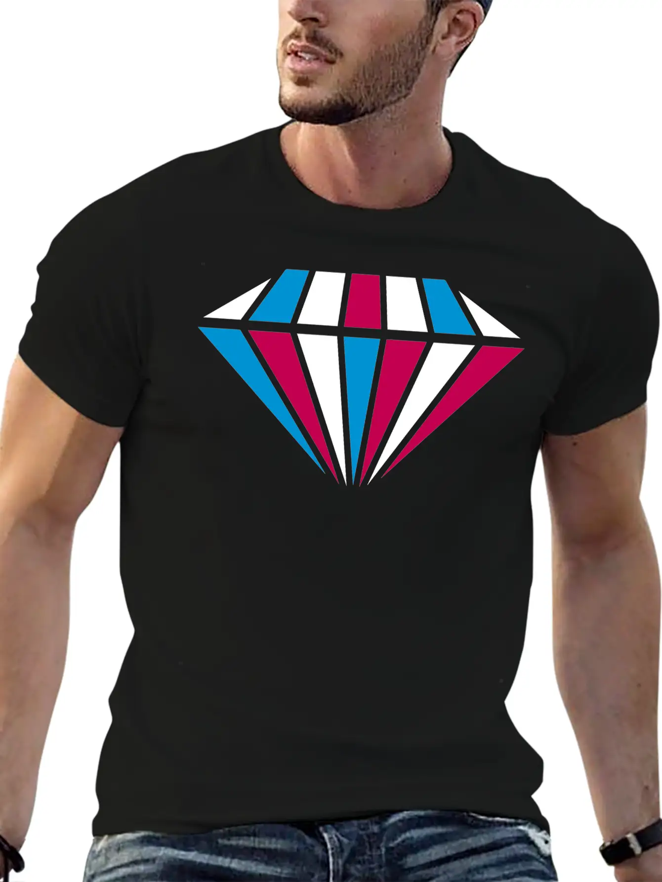 Diamond Colorful Hipster Cool Empire Jewelry Beaut Classic Cotton Tee – Unisex Comfort For Any Season