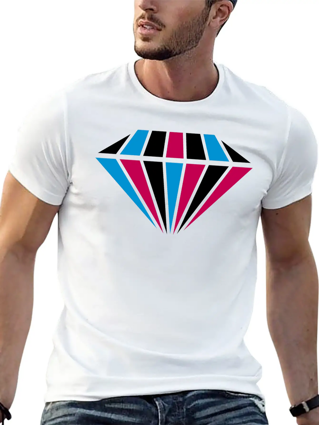 Diamond Colorful Hipster Cool Empire Jewelry Beaut Classic Cotton Tee – Unisex Comfort For Any Season