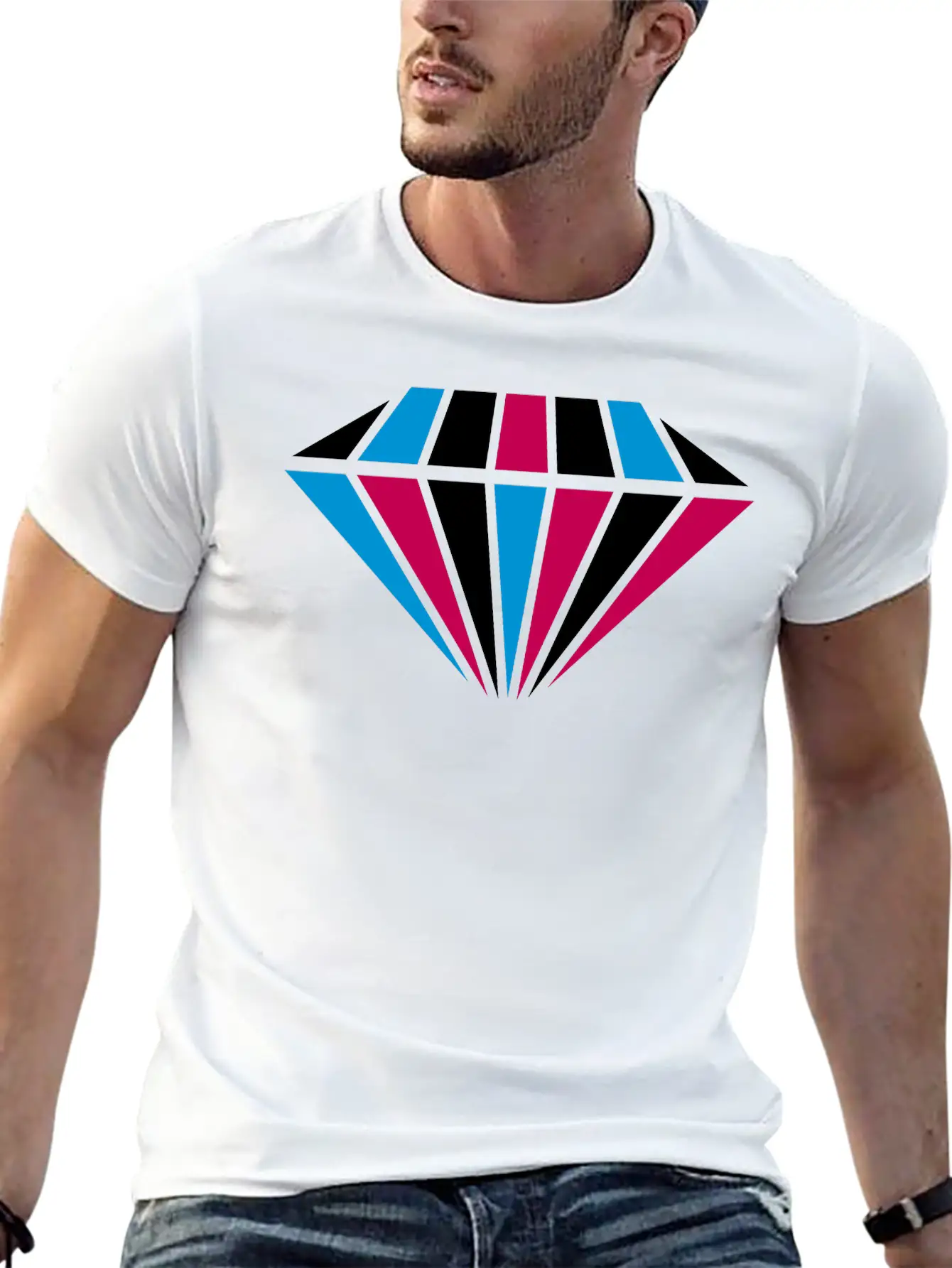 Diamond Colorful Hipster Cool Empire Jewelry Beaut Classic Cotton Tee – Unisex Comfort For Any Season