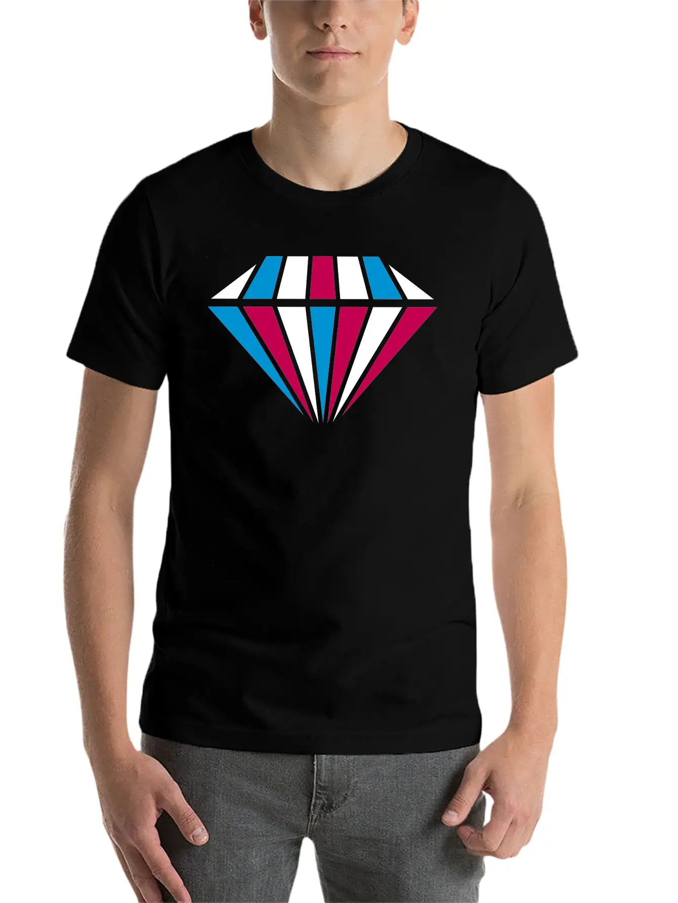 Diamond Colorful Hipster Cool Empire Jewelry Beaut Classic Cotton Tee – Unisex Comfort For Any Season