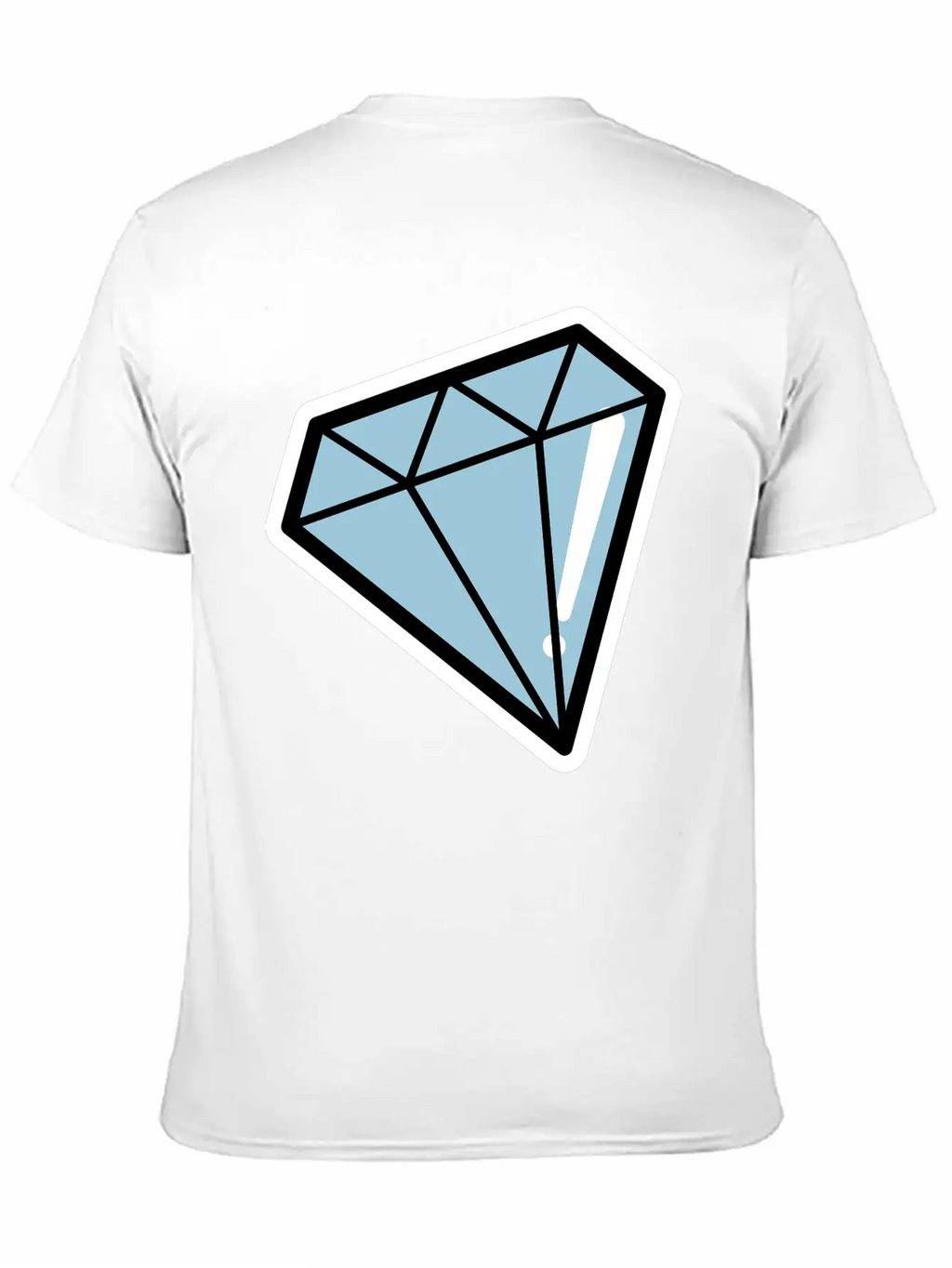 Diamond, Pop Art, Retro Diamond Essential Cotton Tee For Daily Outfits – Unisex Style