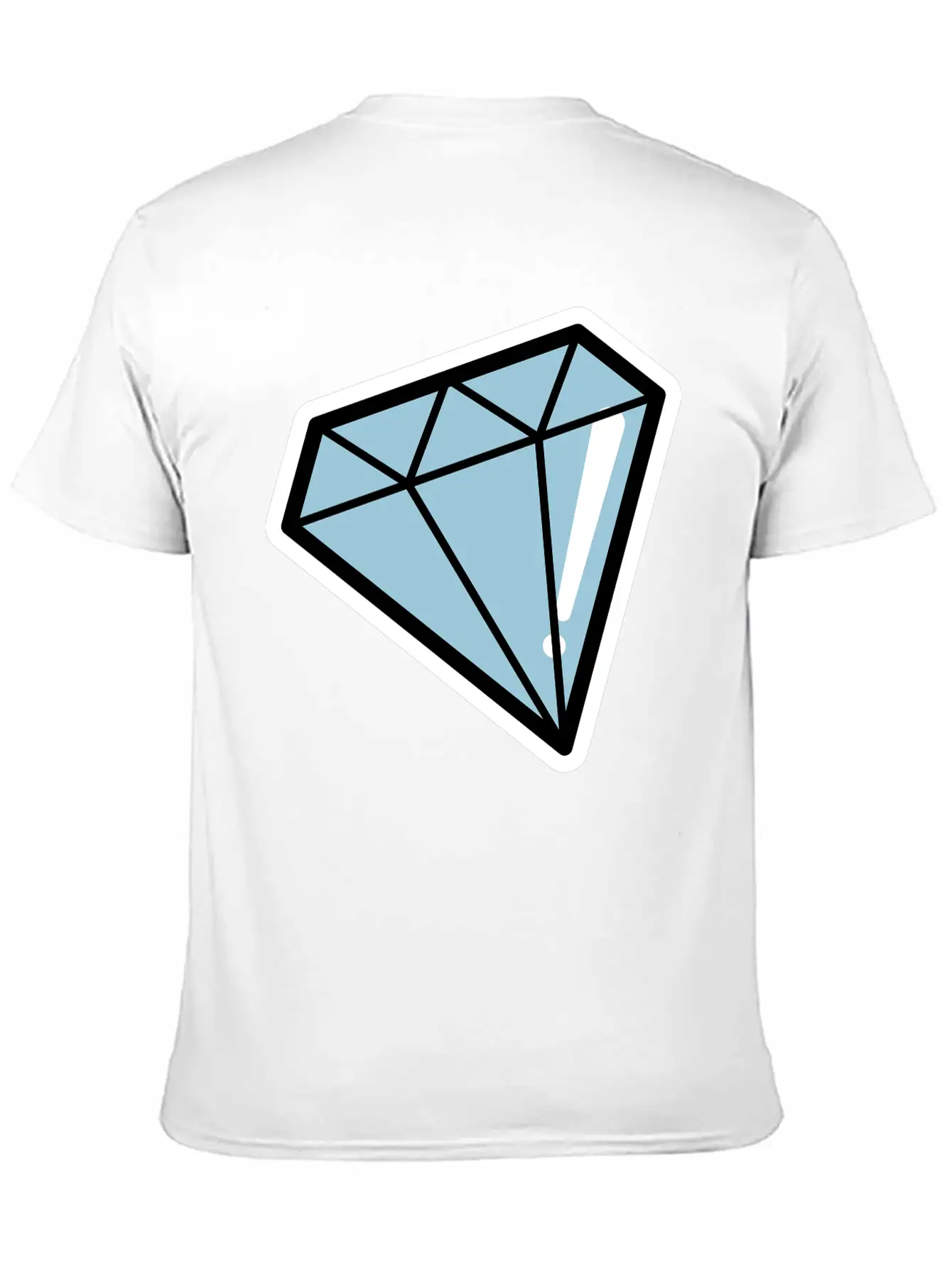 Diamond, Pop Art, Retro Diamond Essential Cotton Tee For Daily Outfits – Unisex Style