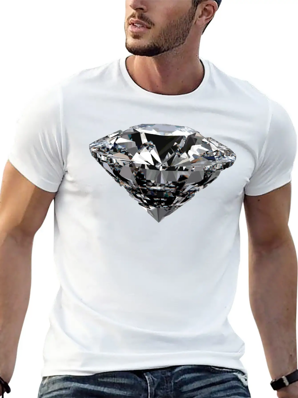 Diamond Relaxed Everyday Tee – Lightweight And Durable Cotton