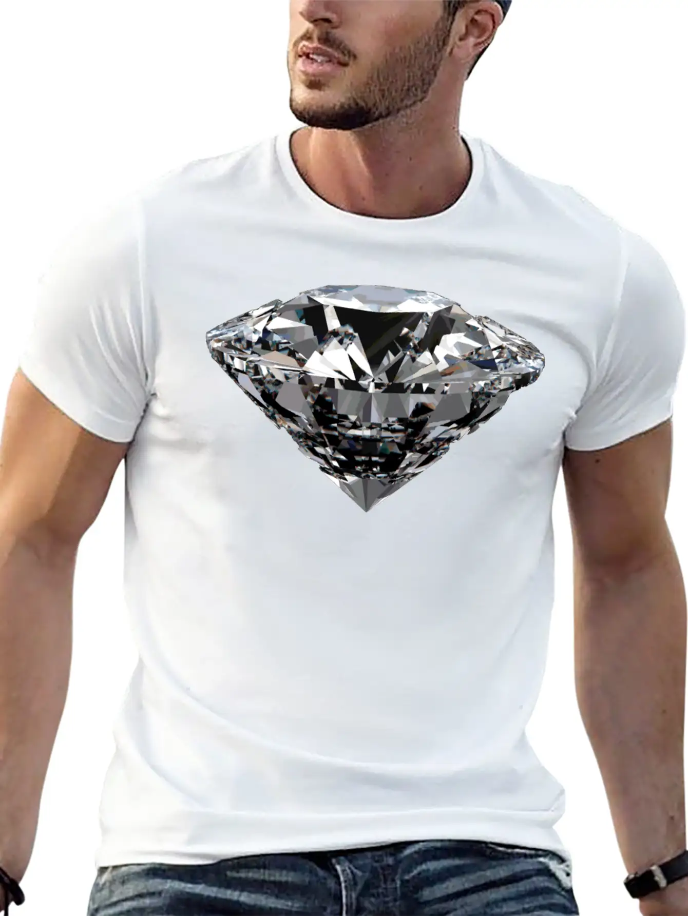 Diamond Relaxed Everyday Tee – Lightweight And Durable Cotton