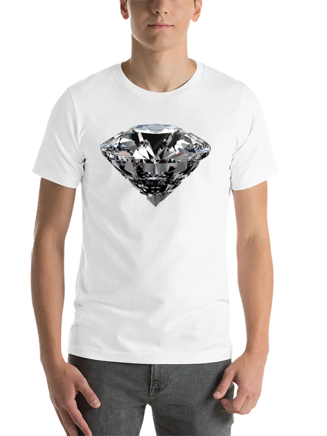 Diamond Relaxed Everyday Tee – Lightweight And Durable Cotton