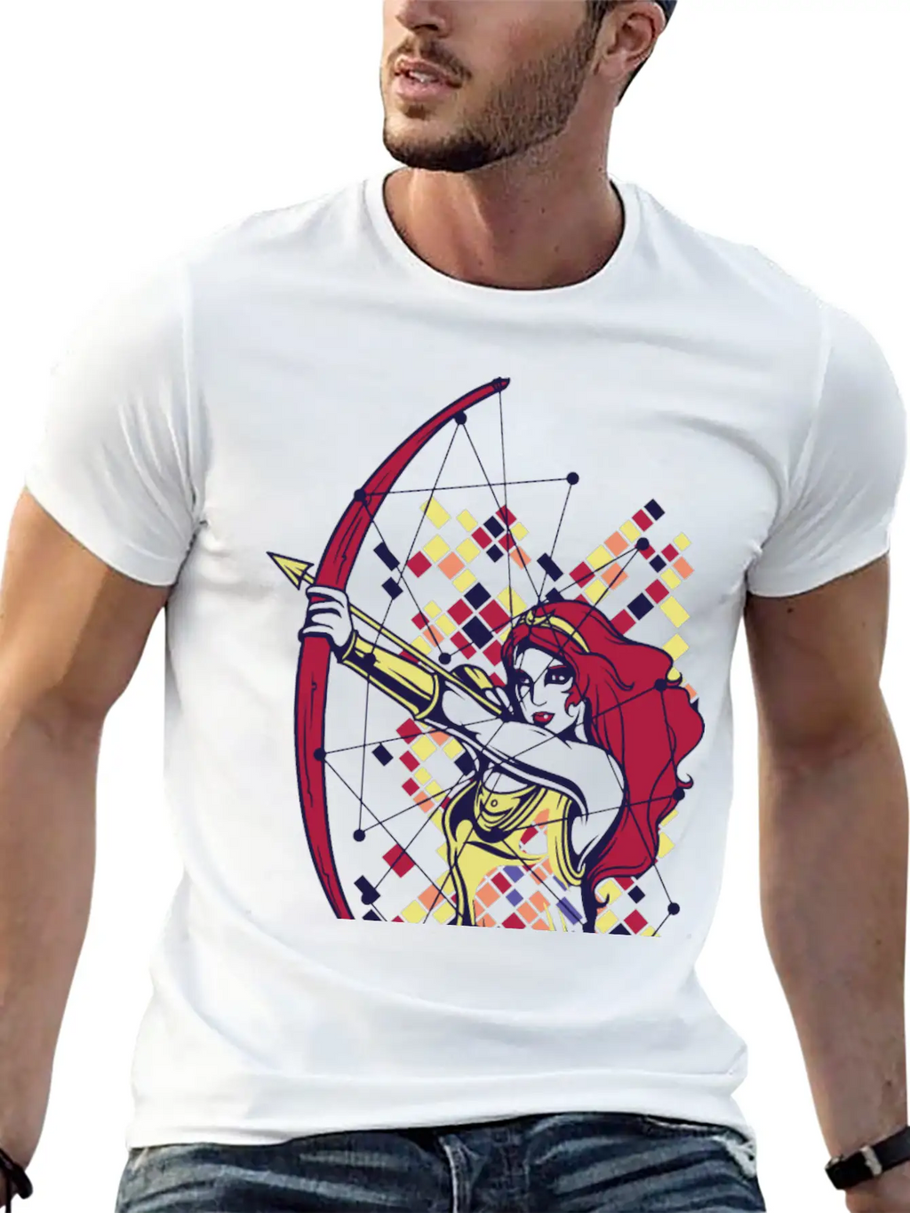 DIANA The Goddess Of The Hunt, The Moon And Nature Basic Graphic T-Shirt – Daily Comfort In Soft Cotton