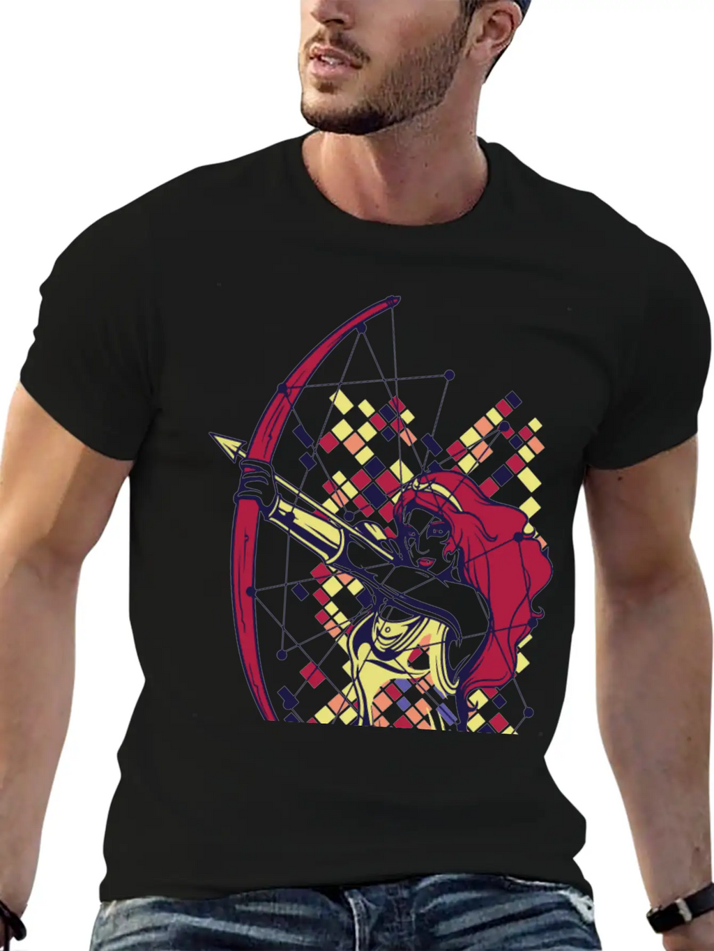 DIANA The Goddess Of The Hunt, The Moon And Nature Basic Graphic T-Shirt – Daily Comfort In Soft Cotton