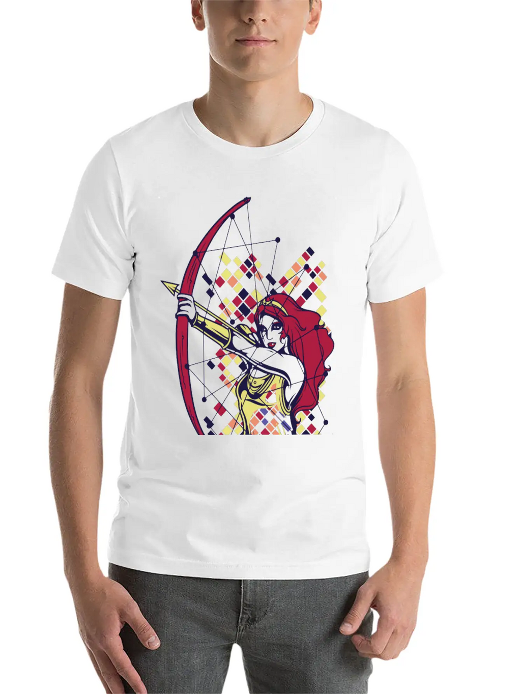 DIANA The Goddess Of The Hunt, The Moon And Nature Basic Graphic T-Shirt – Daily Comfort In Soft Cotton