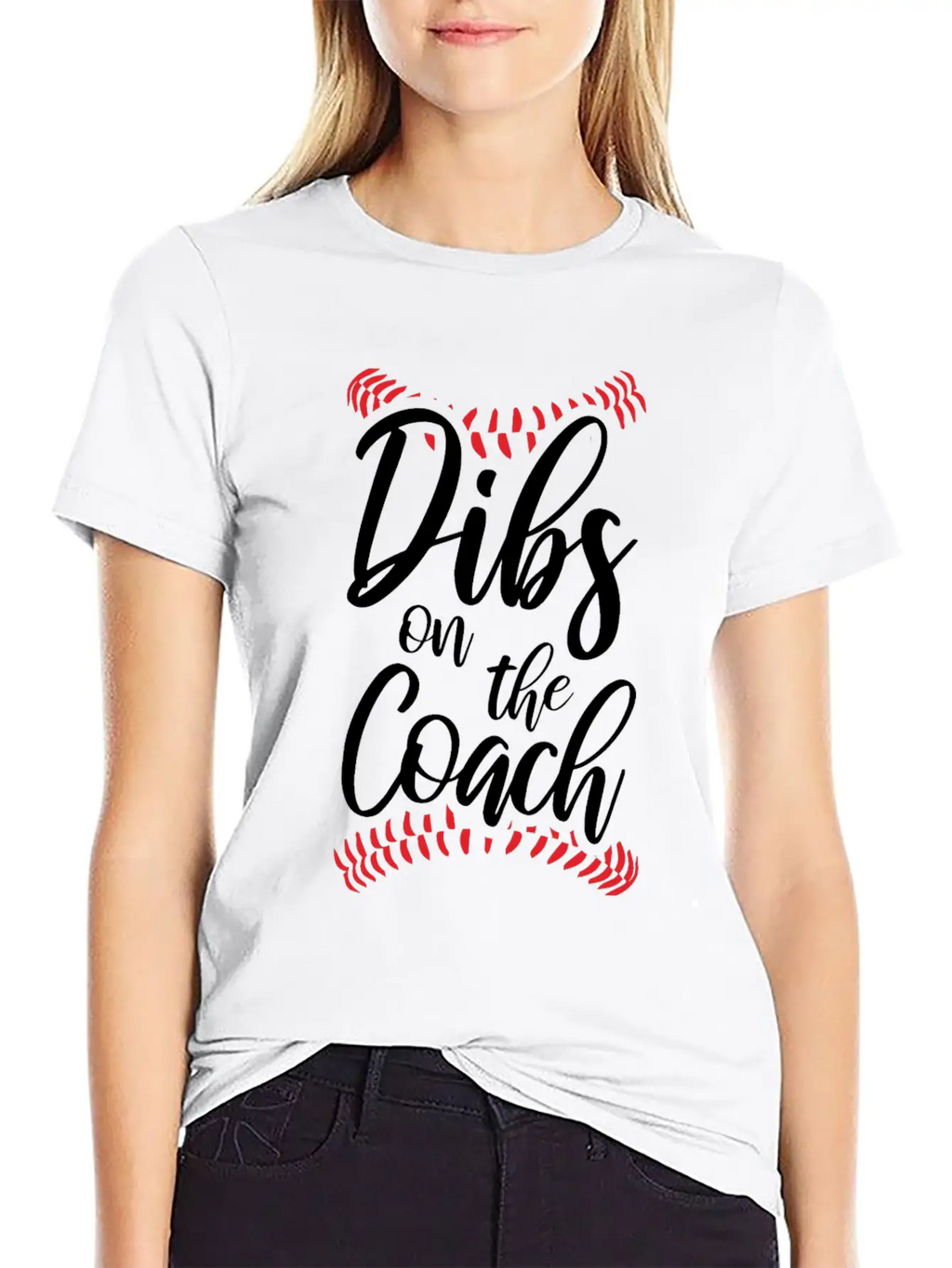 Dibs On The Coach Funny Coach Lover Apperel Basic Graphic T-Shirt – Daily Comfort In Soft Cotton